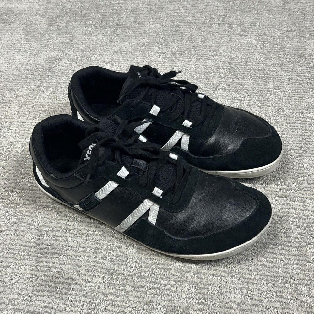 Xero Shoes Kelso Mens 15 Zero Drop Barefoot Running Black White **NO INSOLES